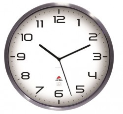Nstenn hodiny, exterirov, 35,5 cm, ALBA "Horextra", strieborn