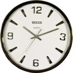 Nstenn hodiny, 30,5 cm, SECCO, chrmov