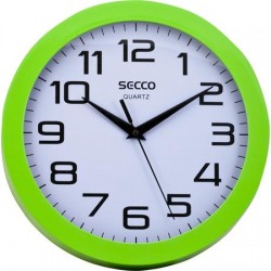 Nstenn hodiny, 24,5 cm, zelen rm, SECCO 