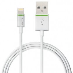 USB kbel, pre iPhone/iPod/iPad, 1 m, lightning, LEITZ 