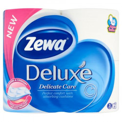 Toaletn papier ZEWA 3vrstov/4ks deluxe