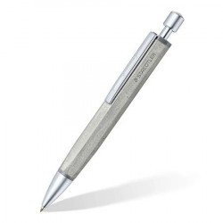 Gukov pero, 0,5 mm, stlac mechanizmus, eshrann, betnov telo, STAEDTLER "Concrete", modr