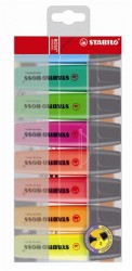 Zvrazova, 2-5 mm, STABILO "BOSS original", 8 rznych farieb