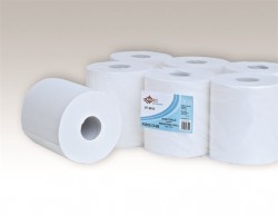 Papierov utierky, kotov, vntorn dvkovanie, 2-vrstvov,  LUCART "Strong 450 CF", biela