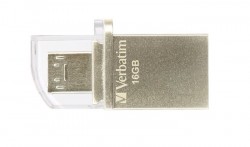 USB k, 16GB, USB 3.0+micro USB adaptr, pre tablety, VERBATIM 