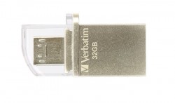 USB k, 32GB, USB 3.0+micro USB adaptr, pre tablety, VERBATIM 