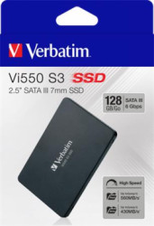 SSD (vntorn  pam), 128GB, SATA 3, 430/560MB/s, VERBATIM "Vi550"