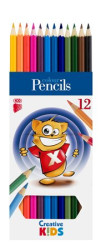 Farebn ceruzky, eshrann, ICO "Creative Kids", 12 rznych farieb