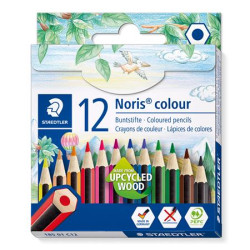 Farebn ceruzky, sada, eshrann, krtke, STAEDTLER "Noris Colour 185", 12 rznych farieb