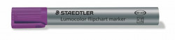 Popisova na flipchart, 2 mm, kueov hrot, STAEDTLER "Lumocolor 356", fialka