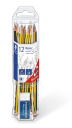 Grafitov ceruzka, sada, darek: guma, HB, eshrann, STAEDTLER "Noris"