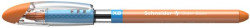 Gukov pero, 0,7 mm, s vrchnkom, SCHNEIDER "Slider Basic XB", oranov