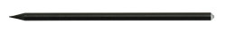 Ceruzka, s bielym krytlom, 17,5cm, "MADE WITH SWAROVSKI ELEMENTS", ierna