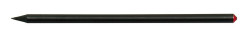 Ceruzka, s light siam ervenm krytlom,  17,5cm, "MADE WITH SWAROVSKI ELEMENTS", ierna