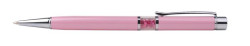 Gukov pero, Crystals from SWAROVSKI, ruov, v strede plnen 14 cm pink kritmi