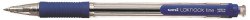 Gukov pero, 0,4 mm, stlac mechanizmus, UNI "SN-101", modr