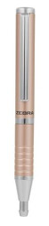 Gukov pero, 0,24 mm, teleskopick, rose gold telo, ZEBRA "SL-F1", modr