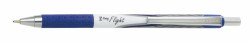 Gukov pero, 0,34 mm, stlac mechanizmus, ZEBRA "Z-Grip Flight", modr