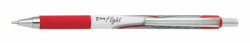 Gukov pero, 0,34 mm, stlac mechanizmus, ZEBRA "Z-Grip Flight", erven