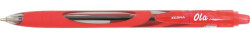Gukov pero, 0,27 mm, stlac mechanizmus, ZEBRA "OLA", erven