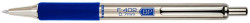 Gukov pero, 0,24 mm, stlac mechanizmus, nehrdzavejca oce, modr telo, ZEBRA "F402", modr