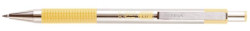 Gukov pero, 0,24 mm, stlac mechanizmus, nerezov oce, farba tela: pastelov lt, ZEBRA "F-301", modr