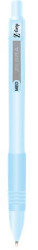 Gukov pero, 0,27 mm, stlac mechanizmus, modr telo pera, ZEBRA "Z-Grip Pastel", modr