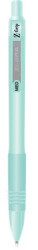 Gukov pero, 0,27 mm, stlac mechanizmus, zelen telo pera, ZEBRA "Z-Grip Pastel", modr