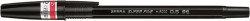 Gukov pero, 0,21 mm, s vrchnkom, ZEBRA "H-8000", ierna