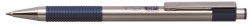 Gukov pero, 0,24 mm, stlac mechanizmus, nehrdzavejca oce, modr farba tela, ZEBRA "F-301", modr