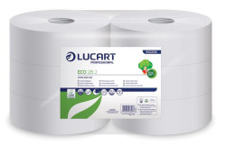 Toaletn papier, 2-vrstvov, maxi, priemer: 28 cm, LUCART "Eco 28 J", biely
