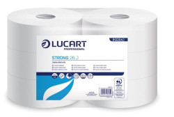 Toaletn papier, 2-vrstvov, maxi, priemer: 26 cm, LUCART "Strong", optimum biely