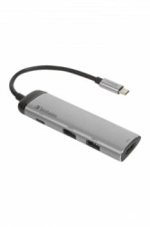 USB HUB, USB-C/USB 3.0/HDMI, VERBATIM