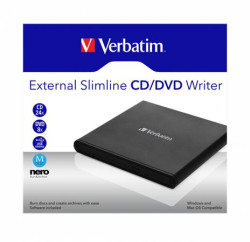 CD/DVD zapisovaka, USB 2.0, extern, VERBATIM