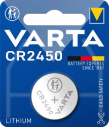 Gombkov batria, CR2450, 1 ks, VARTA "Professional"
