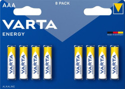 Batria, AAA mikro, 8 ks, VARTA "Energy"
