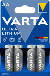 Batria, AA, tukov, 4 ks, ltiov, VARTA "Ultra Lithium"