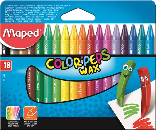 Voskovky MAPED/18 Color Peps