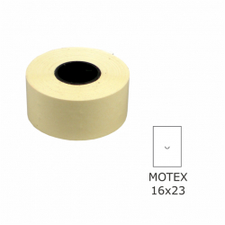 Etikety cen. 16x23 MOTEX biele