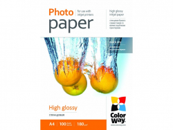 Fotopapier A4 ColorWay 180g vysoký lesk atrament