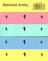 Šatòový blok 100 listov farebný