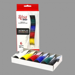 Umelecké farby akryl RS, sada 6/20ml 90747252