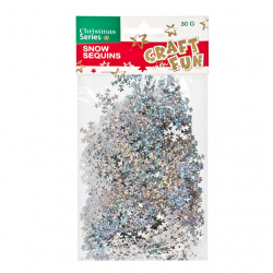 Hobby CraftFun konfety snehové vločky 414080