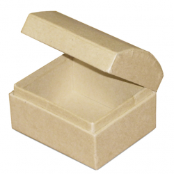 Hobby papierová krabička truhlička 7644