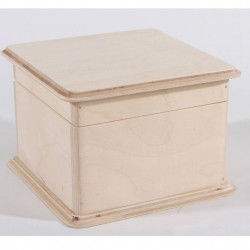 Hobby drevená krabička zaoblená 14x14 27581