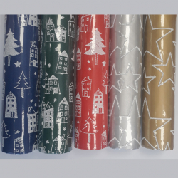Baliaci papier vianoèný 70x150 rolka 33052