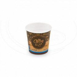 Pohár papierový Coffee to go/50ks 110ml 76611 pr.62mm