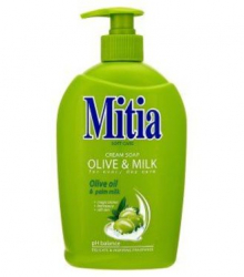 Mydlo tekuté MITIA 500ml Olive milk s dávkovačom