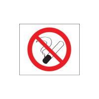 Etikety inform. ''Zákaz fajčiť''