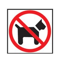 Etikety informaèné ''Zákaz vstupu so psom''